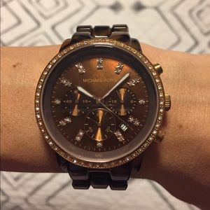 MK tortoise watch